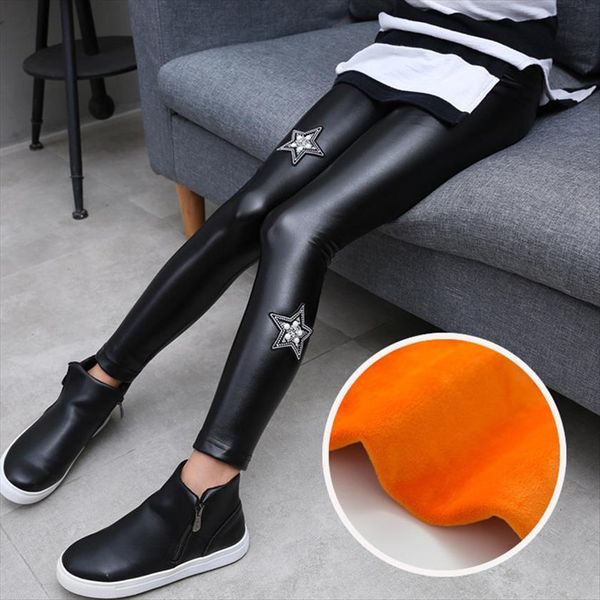 kids girls leather leggings with fleece baby leggins winter warm for cashmere skinny star pants, Blue
kids girls leather leggings with fleece baby leggins winter warm for cashmere skinny star pants, Blue
