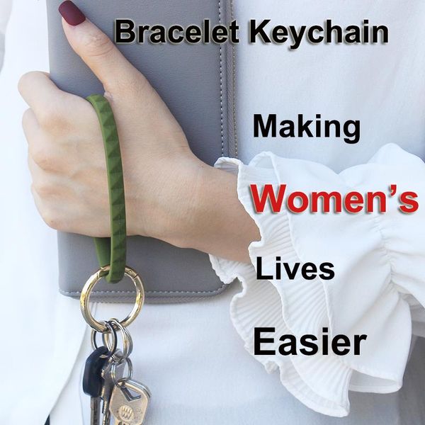 keychains making women's lives easier keychain for female women durable non-toxic silicone key chain soft ring keyring accessories, Silver
keychains making women's lives easier keychain for female women durable non-toxic silicone key chain soft ring keyring accessories, Silver