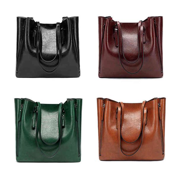 high capacity shoulder bags for 2021 luxury handbags women bags designer oil wax zipper leather bag sac a main bolsa feminina 27k
high capacity shoulder bags for 2021 luxury handbags women bags designer oil wax zipper leather bag sac a main bolsa feminina 27k