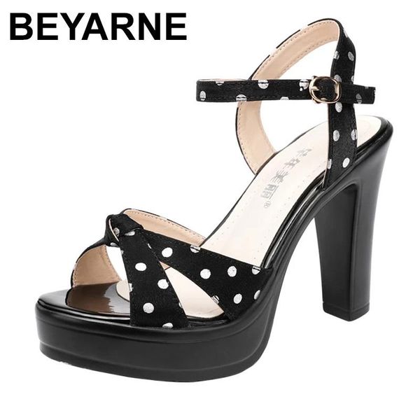 beyarnefashion dot women sandals summer shoes 2021 thick bottom high heels platform open toe ankle buckle ladies office dress, Black
beyarnefashion dot women sandals summer shoes 2021 thick bottom high heels platform open toe ankle buckle ladies office dress, Black