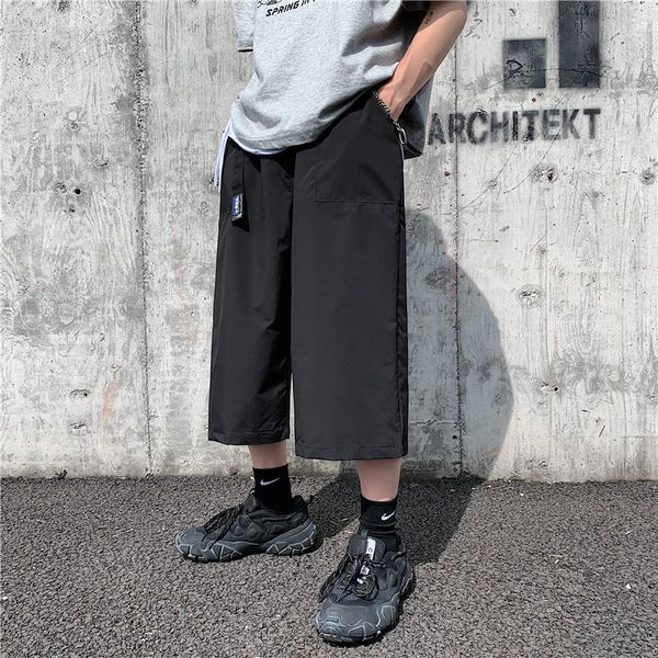 Men Casual Pants 3XL Calf-length Summer Wide Leg Trousers Mens Fashion High Street Ins Chic Korean Style Harajuku Hip-hop Teens, Black
Men Casual Pants 3XL Calf-length Summer Wide Leg Trousers Mens Fashion High Street Ins Chic Korean Style Harajuku Hip-hop Teens, Black