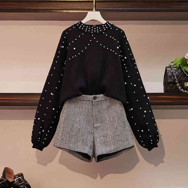 two piece dress winter plus size women knitting sets solid v-neck pearls beading pullover sweater package hip pencil mermaid s, White
two piece dress winter plus size women knitting sets solid v-neck pearls beading pullover sweater package hip pencil mermaid s, White