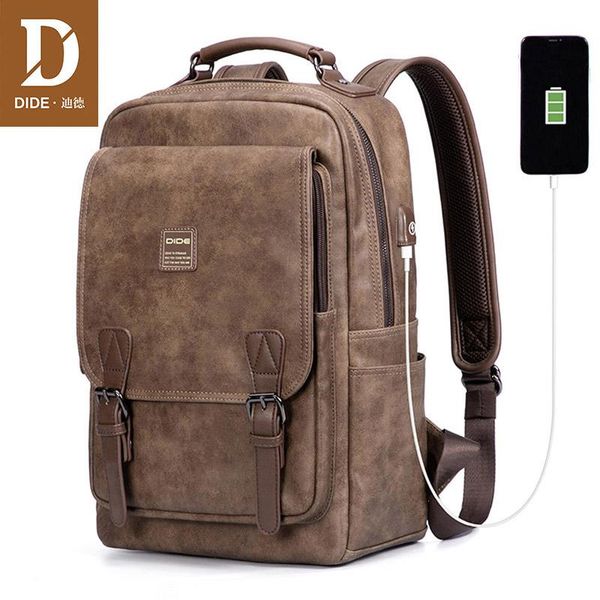 backpack dide usb charging port lapmen mochila vintage casual travel bag male preppy schoolbag waterproof 15 inch
backpack dide usb charging port lapmen mochila vintage casual travel bag male preppy schoolbag waterproof 15 inch