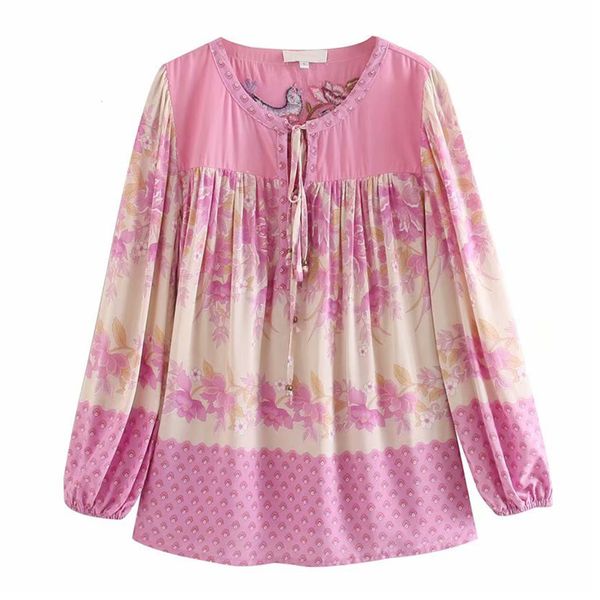 women's blouses & shirts women floral print embroidery spring beach wear loose casual blusa boho tunic v neck long sleeve vin, White
women's blouses & shirts women floral print embroidery spring beach wear loose casual blusa boho tunic v neck long sleeve vin, White