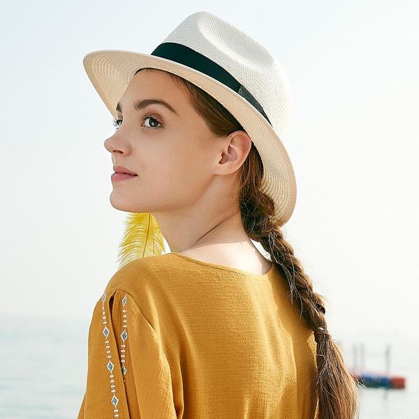 wide brim hats 2021 summer sunscreen hat business party gentleman outdoor leisure sunshade wedding for women elegant fashion, Blue;gray
wide brim hats 2021 summer sunscreen hat business party gentleman outdoor leisure sunshade wedding for women elegant fashion, Blue;gray