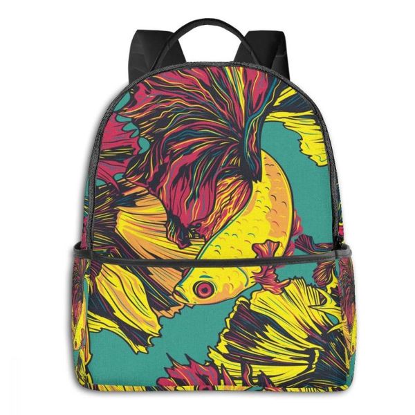 backpack fashion 2021 shoulder bags siamese fighting fish betta splendens school for teenage girls light travel
backpack fashion 2021 shoulder bags siamese fighting fish betta splendens school for teenage girls light travel