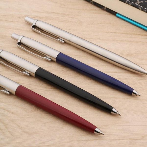 ballpoint pens luxury quality 007 medium pen stainless steel color press signature ball point stationery office supplies, Blue;orange
ballpoint pens luxury quality 007 medium pen stainless steel color press signature ball point stationery office supplies, Blue;orange