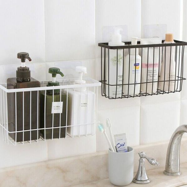 bathroom storage & organization kitchen simple spice rack punch wrought iron household shelf basket desktop
bathroom storage & organization kitchen simple spice rack punch wrought iron household shelf basket desktop