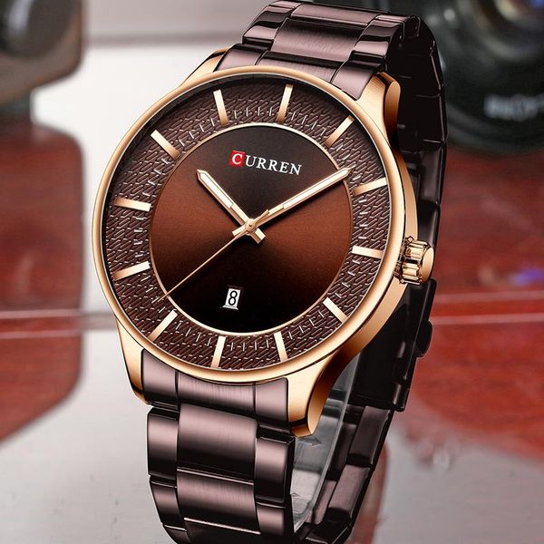 wristwatches curren mens watches fashion quartz men's watch business waterproof wristwatch male clock relogio masculino, Slivery;brown
wristwatches curren mens watches fashion quartz men's watch business waterproof wristwatch male clock relogio masculino, Slivery;brown