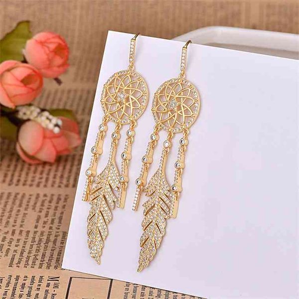 exaggerated zircon luxury designr earrings feather india tassel long vintage ethnic earrings party zk30, Golden;silver
exaggerated zircon luxury designr earrings feather india tassel long vintage ethnic earrings party zk30, Golden;silver