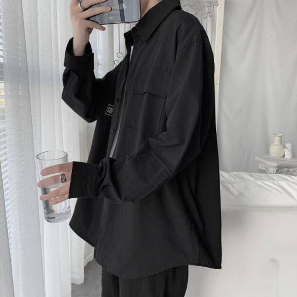 men's casual shirts long sleeve shirt korean fashion tooling net infrared set casual versatile shirt loose trendy brand tb pi shuai, White;black
men's casual shirts long sleeve shirt korean fashion tooling net infrared set casual versatile shirt loose trendy brand tb pi shuai, White;black