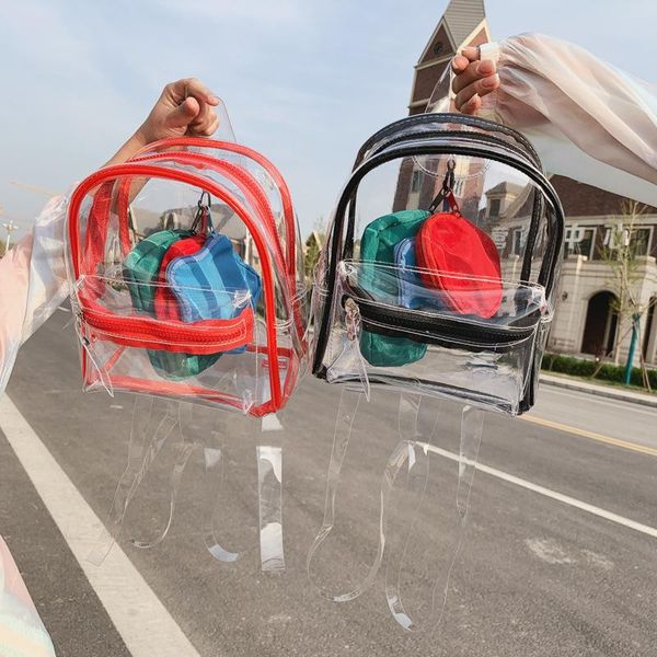 school bags women small backpack purse pvc transparent for kids girl clear children backpacks
school bags women small backpack purse pvc transparent for kids girl clear children backpacks