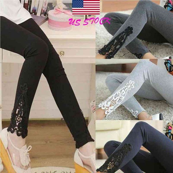 womens lace stretchy skinny cotton high waist leggings footless pants skinny fitness basic stretch lace crochet, Black
womens lace stretchy skinny cotton high waist leggings footless pants skinny fitness basic stretch lace crochet, Black