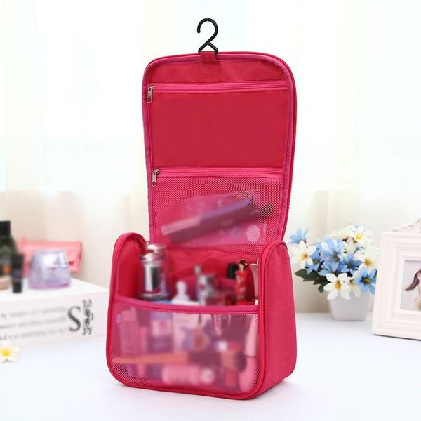 hanging cosmetic wash bag travel organizer toiletries bathroom shower storage zipper pockets portable women make up bags & cases
hanging cosmetic wash bag travel organizer toiletries bathroom shower storage zipper pockets portable women make up bags & cases