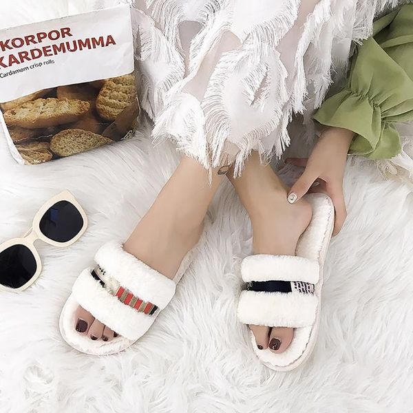 slippers drop winter fashion home women faux fur warm shoes woman slip on flats female flip flops pink plus size, Black
slippers drop winter fashion home women faux fur warm shoes woman slip on flats female flip flops pink plus size, Black