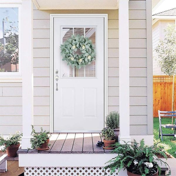 artificial eucalyptus rose spring round flower wreath for wedding front door a9lb decorative flowers & wreaths
artificial eucalyptus rose spring round flower wreath for wedding front door a9lb decorative flowers & wreaths
