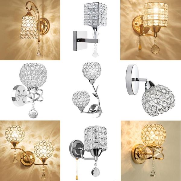wall lamps modern lamp simple creative bedside crystal lights sconce light christmas home living room bedroom bathroom decor
wall lamps modern lamp simple creative bedside crystal lights sconce light christmas home living room bedroom bathroom decor