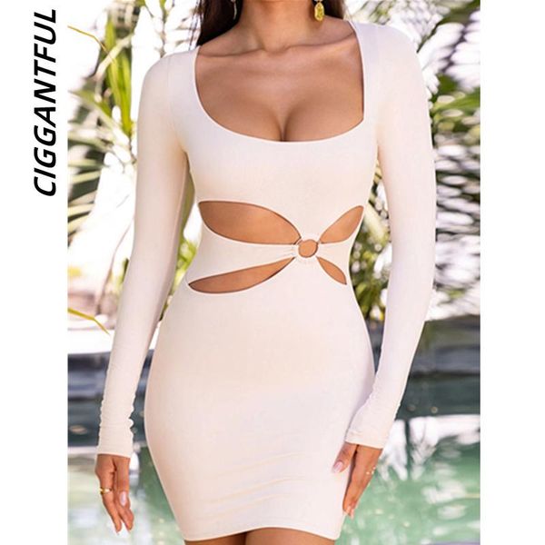 casual dresses ciggantful 2021 summer hollow long sleeve tight short dress wholesale women clothing bodycon mini party elegant clubwear, Black;gray
casual dresses ciggantful 2021 summer hollow long sleeve tight short dress wholesale women clothing bodycon mini party elegant clubwear, Black;gray
