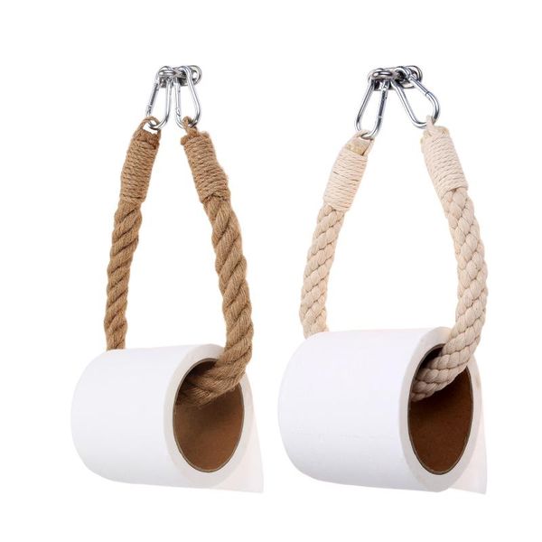 toilet paper holders 1pc vintage style 50cm stainless steel jute cotton woven hanging rope roll holder decor environmentally friendly
toilet paper holders 1pc vintage style 50cm stainless steel jute cotton woven hanging rope roll holder decor environmentally friendly
