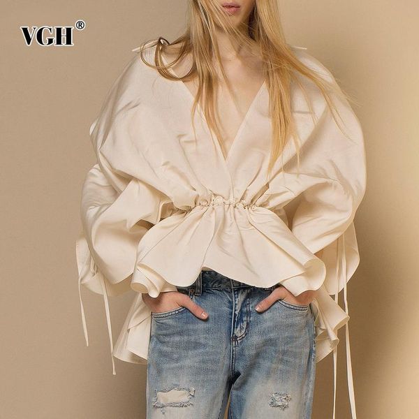 apricot drawstring ruched blouse for women v neck lantern short sleeve high waist asymmetrical hem blouses female summer women's & shir, White
apricot drawstring ruched blouse for women v neck lantern short sleeve high waist asymmetrical hem blouses female summer women's & shir, White
