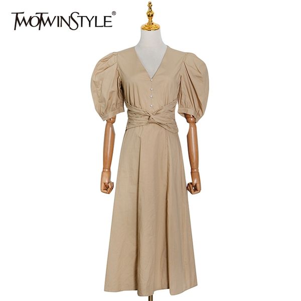 casual khaki hollow out dress for women v neck puff short sleeve high waist side split maxi dresses female 210520, Black;gray
casual khaki hollow out dress for women v neck puff short sleeve high waist side split maxi dresses female 210520, Black;gray