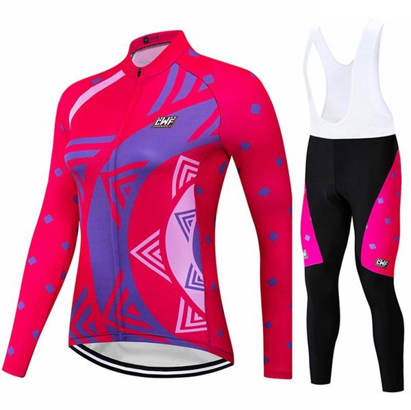 racing sets dwf female cycling jersey long sleeves road clothes spring autumn breathable bicycle women's set, Black;blue
racing sets dwf female cycling jersey long sleeves road clothes spring autumn breathable bicycle women's set, Black;blue
