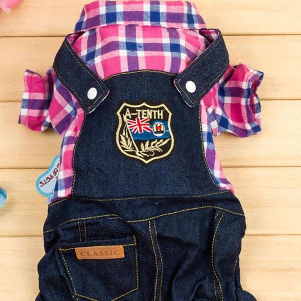 dog apparel hjkl leisure plaid clothes pet denim straps jeans overalls romper gird jumpsuit 55
dog apparel hjkl leisure plaid clothes pet denim straps jeans overalls romper gird jumpsuit 55