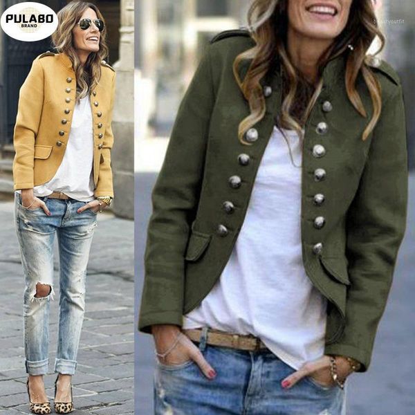 women's suits & blazers blazer women jackets long sleeve row buckle self-cultivation small suit loose yellow red coat pattern style fem, White;black
women's suits & blazers blazer women jackets long sleeve row buckle self-cultivation small suit loose yellow red coat pattern style fem, White;black