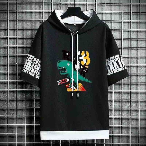 hip hop truien mode streetwear half sleeve hooded sweatshirts casual harajuku trend prints mannen kleding hoodies, Black
hip hop truien mode streetwear half sleeve hooded sweatshirts casual harajuku trend prints mannen kleding hoodies, Black