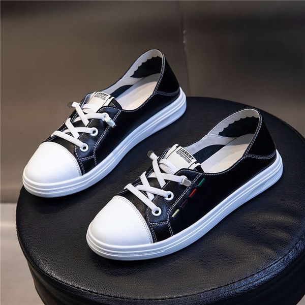 shoes leather women's casual spring and summer 2021 new sports breathable flat bottom casual single shallow mouth versatile small dd1k, Black
shoes leather women's casual spring and summer 2021 new sports breathable flat bottom casual single shallow mouth versatile small dd1k, Black