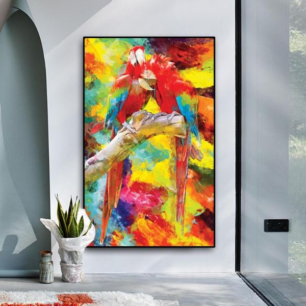 wall art canvas prints animal paintings on the pictures abstract colorful parrot posters room decor
wall art canvas prints animal paintings on the pictures abstract colorful parrot posters room decor