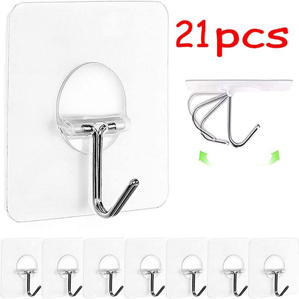 hooks & rails 11pcs/21pcs transparent strong self adhesive door wall hangers suction heavy load rack cup sucker for kitchen bathroom
hooks & rails 11pcs/21pcs transparent strong self adhesive door wall hangers suction heavy load rack cup sucker for kitchen bathroom