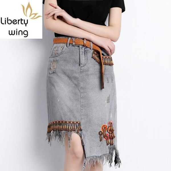skirts brand denim womens plus size 4xl elegant office high waist asymmetrical ripped hole tassel wrap knee skirt pocket, Black
skirts brand denim womens plus size 4xl elegant office high waist asymmetrical ripped hole tassel wrap knee skirt pocket, Black
