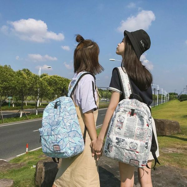 backpack college style cartoon cute printing small fresh student bag junior high school sports
backpack college style cartoon cute printing small fresh student bag junior high school sports