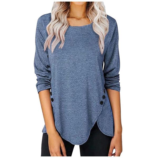men's t-shirts button o neck long sleeved tunic t-shirt women clothing solid color loose casaul irregular pullovers tee shirt femme, White;black
men's t-shirts button o neck long sleeved tunic t-shirt women clothing solid color loose casaul irregular pullovers tee shirt femme, White;black
