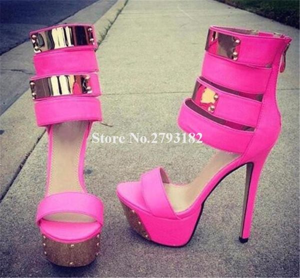 ladies fashion open toe high platform metal gold decorated gladiator sandals ankle wrap super heel club shoes dress, Black
ladies fashion open toe high platform metal gold decorated gladiator sandals ankle wrap super heel club shoes dress, Black