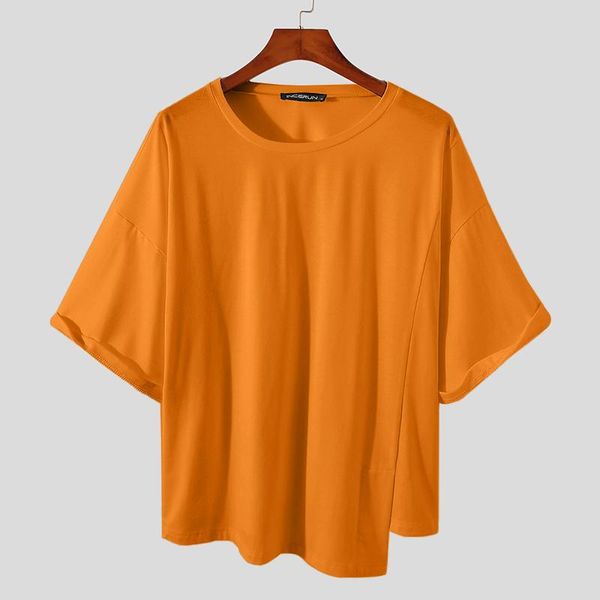 men's t-shirts men t shirt solid color o neck short sleeve baggy streetwear casual tee 2021 summer irregular incerun s-5xl, White;black
men's t-shirts men t shirt solid color o neck short sleeve baggy streetwear casual tee 2021 summer irregular incerun s-5xl, White;black