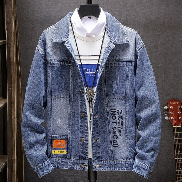 men's jackets fashion denim jacket male korean loose embroidery spring autumn retro denim men's tooling plus size m8ms, Black;brown
men's jackets fashion denim jacket male korean loose embroidery spring autumn retro denim men's tooling plus size m8ms, Black;brown