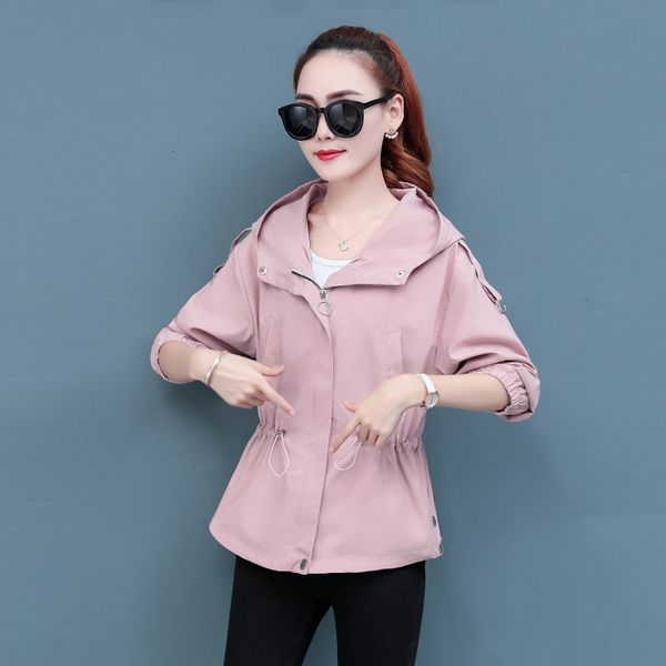 casual dresses 2021 fashion short trench coat women plus size hooded windbreaker spring autumn korean slim long sleeve outerwear 4, Black;gray
casual dresses 2021 fashion short trench coat women plus size hooded windbreaker spring autumn korean slim long sleeve outerwear 4, Black;gray