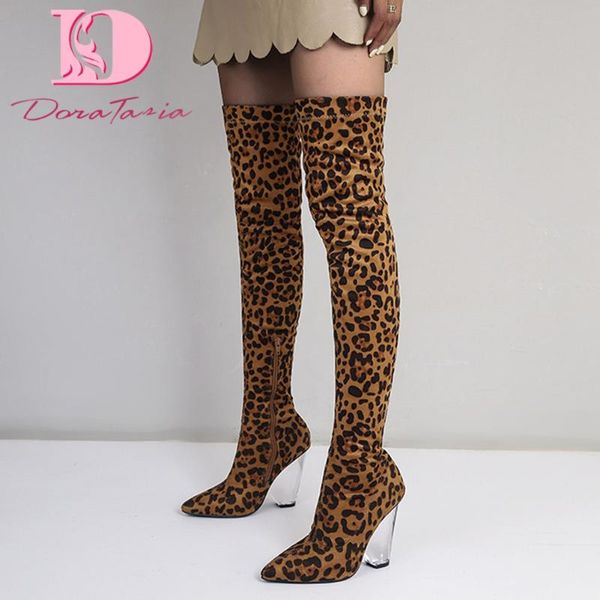 boots doratasia brand female flok women's thigh leopard pointed toe strange high heels over the knee shoes, Black
boots doratasia brand female flok women's thigh leopard pointed toe strange high heels over the knee shoes, Black