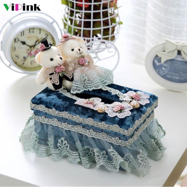 tissue boxes & napkins high-end lace box cover couple bear wedding party table decoration case napkin holder dispenser storage
tissue boxes & napkins high-end lace box cover couple bear wedding party table decoration case napkin holder dispenser storage