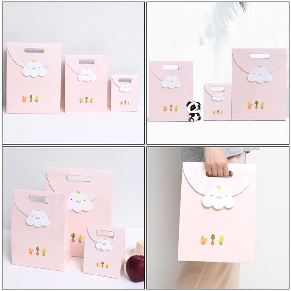 gift wrap 10pcs paper bags flip cover tote cloud storage handheld pouches packaging for store party
gift wrap 10pcs paper bags flip cover tote cloud storage handheld pouches packaging for store party