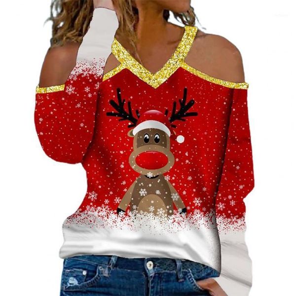 women's blouses & shirts women pullover long sleeve sequins shiny off shoulder christmas blouse classic lady autumn, White
women's blouses & shirts women pullover long sleeve sequins shiny off shoulder christmas blouse classic lady autumn, White