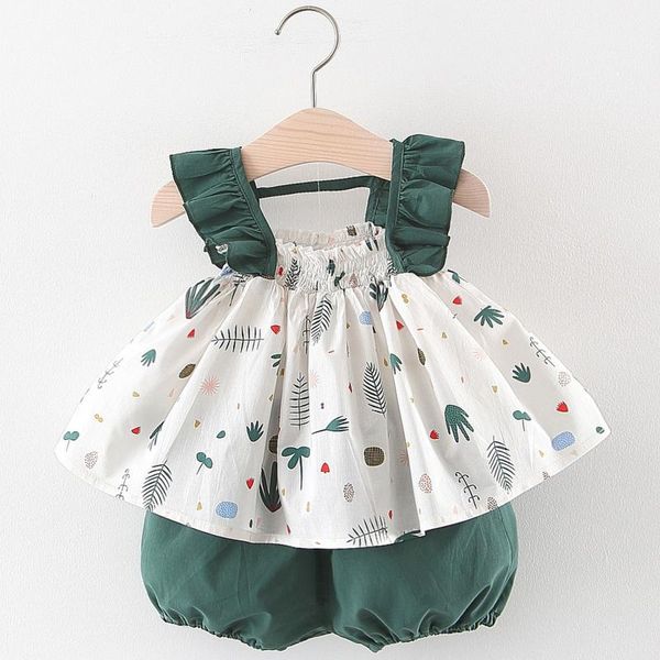 clothing sets toddler baby girls born cartoon print ruffles suspenders solid shorts outfits children clothes 6m-3y, White
clothing sets toddler baby girls born cartoon print ruffles suspenders solid shorts outfits children clothes 6m-3y, White