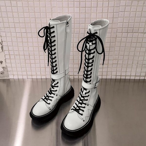 boots autumn and winter women shoes fashion mid heel with straps no more than knee high handsome cool locomotive, Black
boots autumn and winter women shoes fashion mid heel with straps no more than knee high handsome cool locomotive, Black