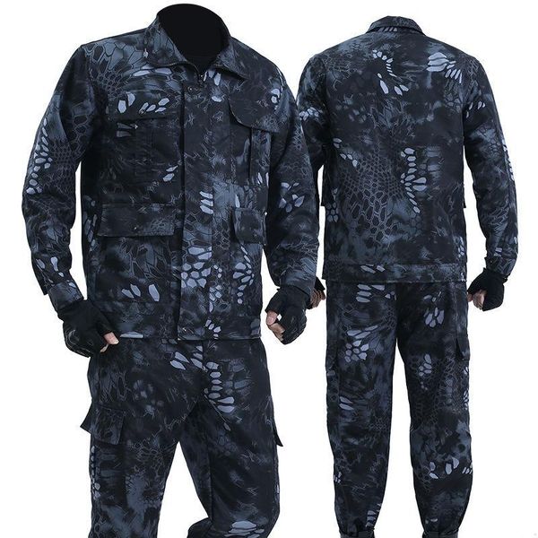 men's tracksuits black python lines camouflage suit male labor insurance clothing welder wear overalls subject to the spring and, Gray 
men's tracksuits black python lines camouflage suit male labor insurance clothing welder wear overalls subject to the spring and, Gray