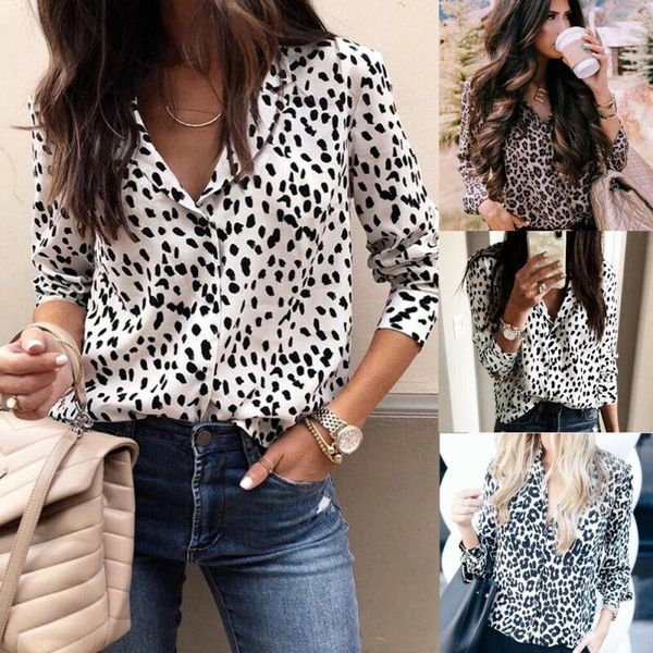 women's t-shirt fashion women long sleeve leopard v neck shirt ladies party streetwear clothes plus size s-3xl, White
women's t-shirt fashion women long sleeve leopard v neck shirt ladies party streetwear clothes plus size s-3xl, White