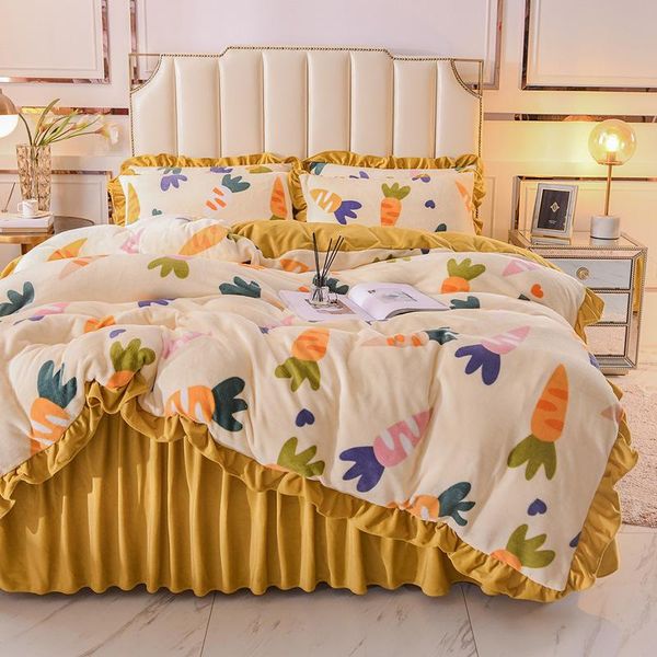 bedding sets show off mercury home textile coral cashmere bed skirt thickened milk winter flannel four piece set
bedding sets show off mercury home textile coral cashmere bed skirt thickened milk winter flannel four piece set