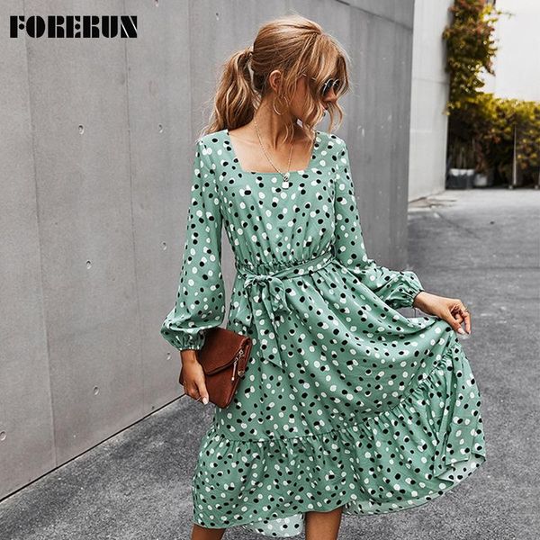 casual dresses forerun women polka dot dress square collar lantern long sleeve elegant spring autumn 2021 ruffle, Black;gray
casual dresses forerun women polka dot dress square collar lantern long sleeve elegant spring autumn 2021 ruffle, Black;gray