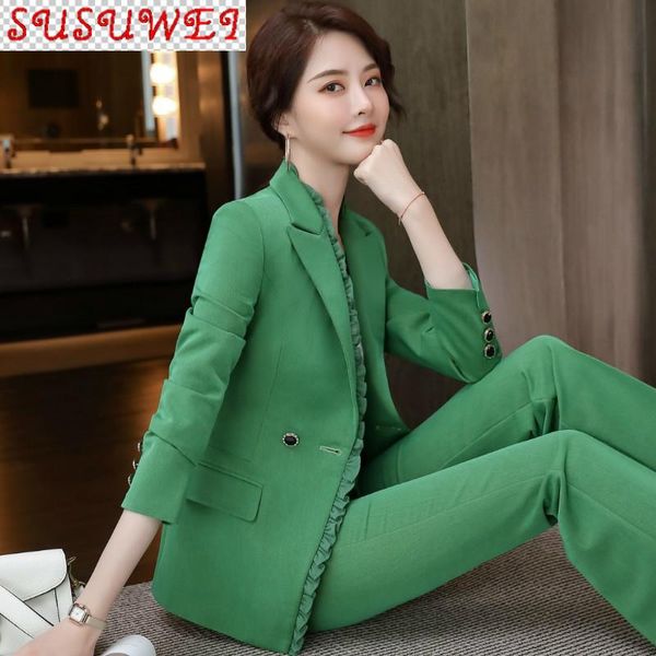 high-end plus size women's clothing s-4xl autumn and winter professional ladies two-piece suit pants elegant trousers overalls two piec, White
high-end plus size women's clothing s-4xl autumn and winter professional ladies two-piece suit pants elegant trousers overalls two piec, White